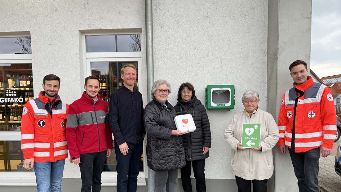 Defibrillator-Standort bei Getränke Meyer in Essingen
